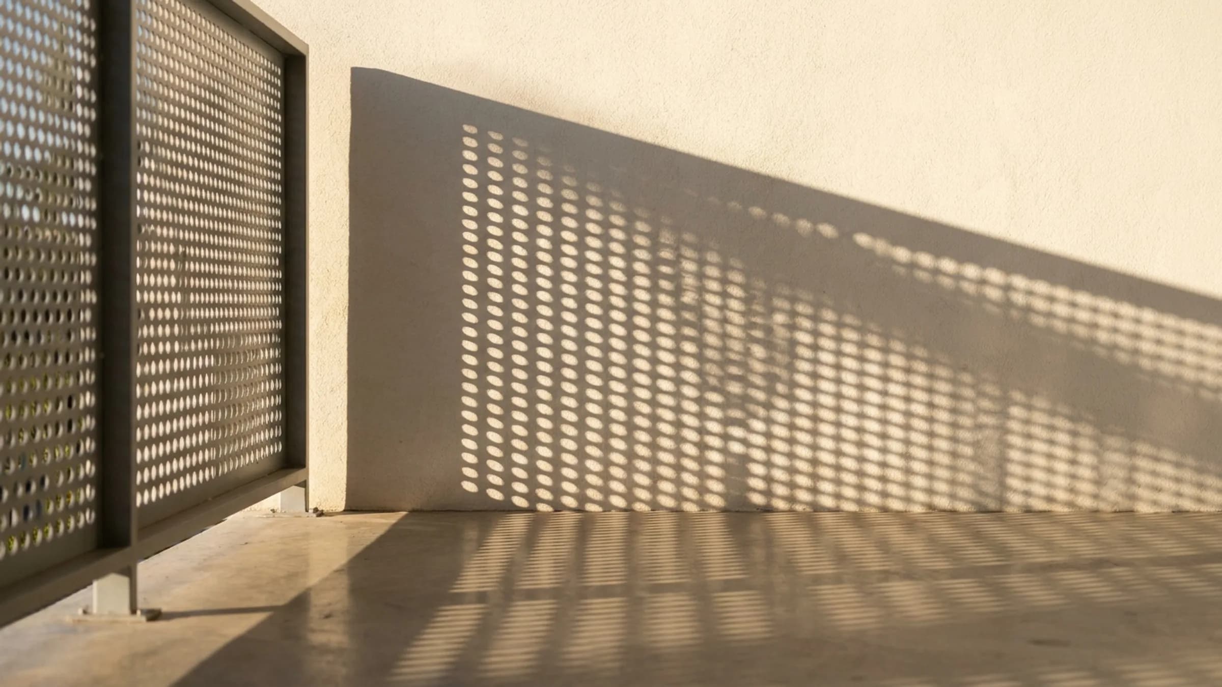 Inverter & battery screens — cast shadow in low sun